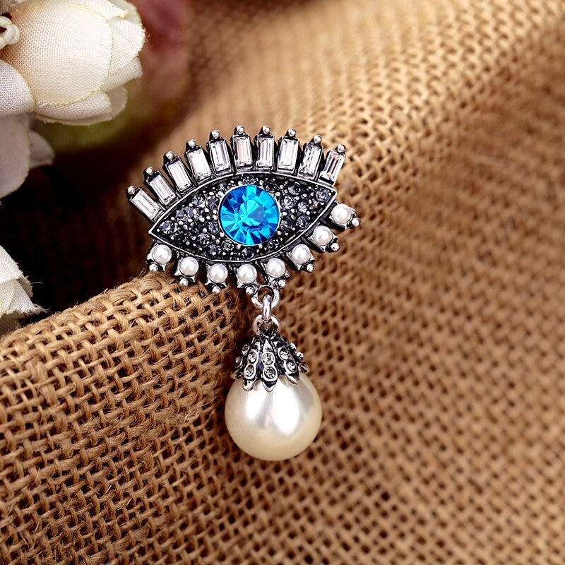 Evil eye brooch clearance