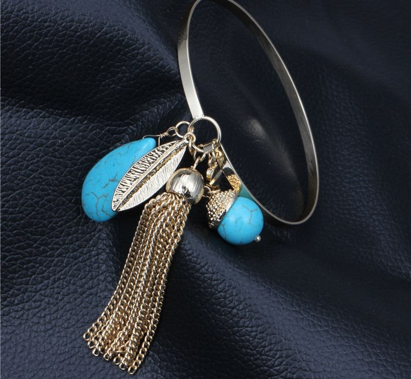 Tassel charms for bracelets top