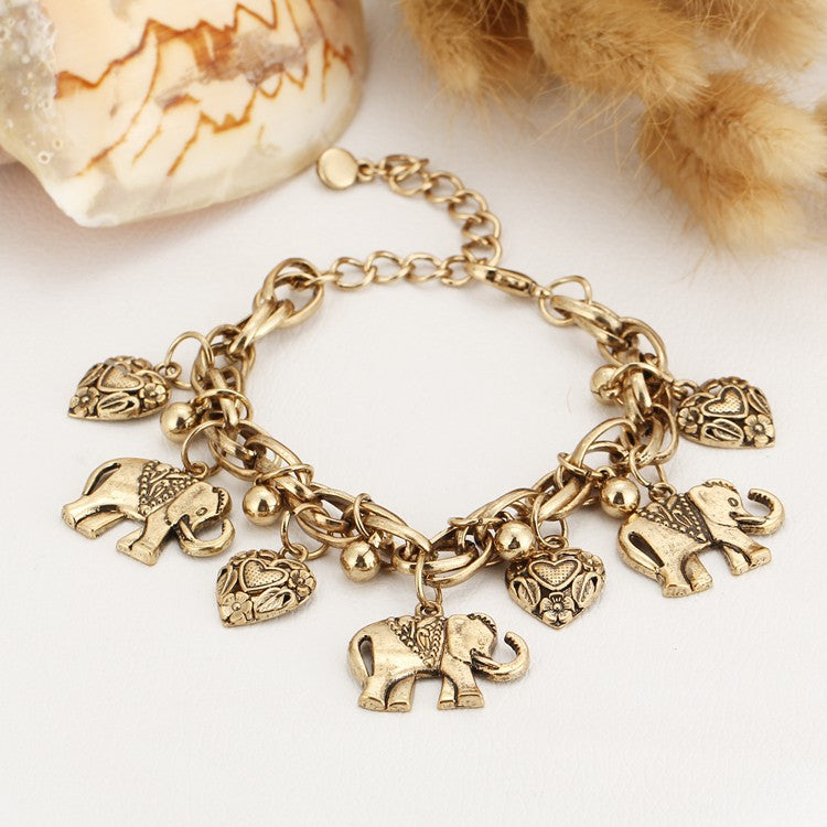 Heart Charm Bracelet & Bangles – Neshe Fashion Jewelry