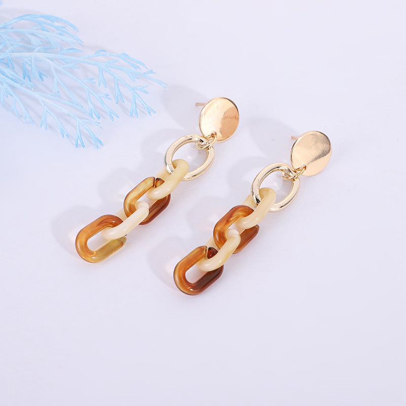 Drop Earrings Earrings Urban Outfitters Punk Bamboo Acrylic - Main Image