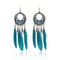 Long Feather Drop Earrings - 3 Colors - [neshe.in]