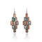 Antique Geometric Alloy Drop Hanging Earring - [neshe.in]