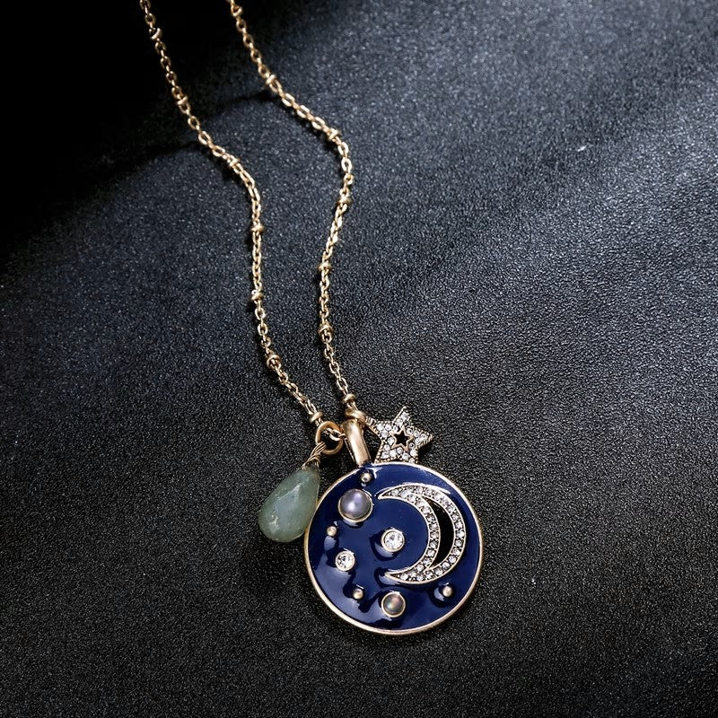 Moon star pendant necklace store