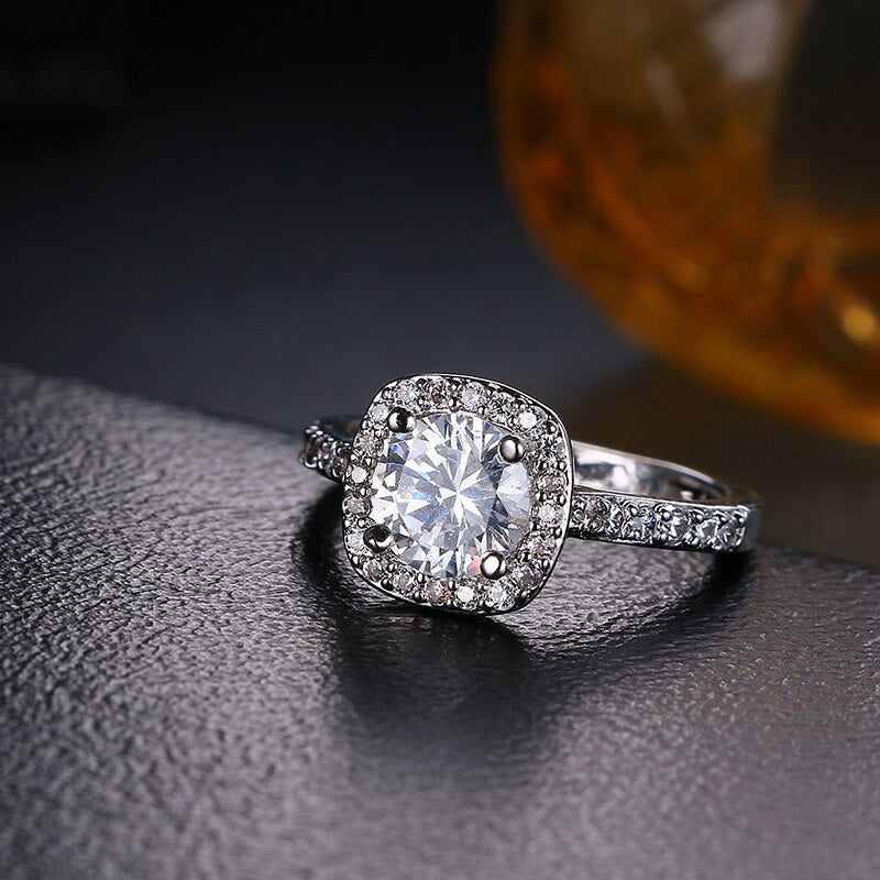 Platinum cz rings shop