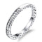 Classic Round Multicolor CZ Crystal Sleek Ring - 4 Colors - [neshe.in]
