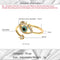 Evil Eye Hamsa Adjustable Open Ring