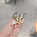 Cute Bee Brooch with glass crystal wings-2