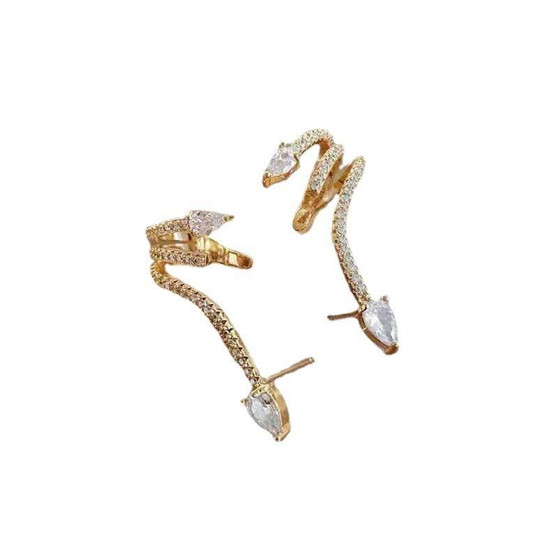 CZ Snake Ear Cuff Earring.