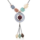 Multicolor Women Maxi Long Pendant Necklaces - [neshe.in]