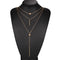Multilayer Tassel Pendant Charm Necklace - 2 Colors - [neshe.in]
