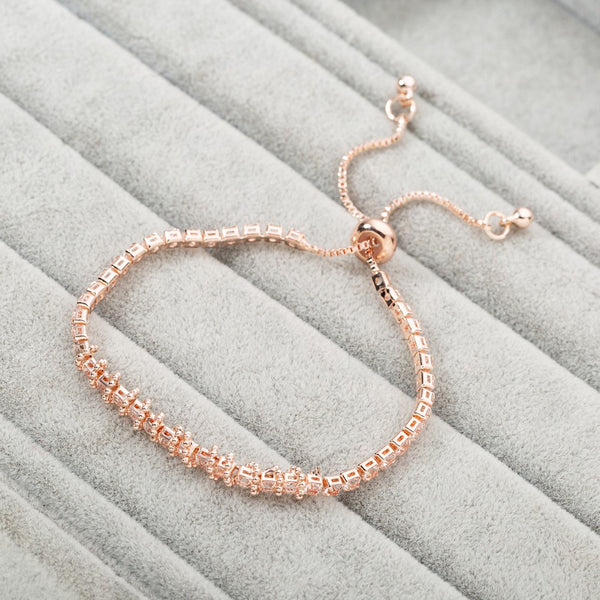 Gold bracelet for womens | Stunning Rose Gold Link Bracelet | Maniramji  Jewellers Dewas MP