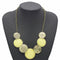 Fashion Geometric Thread Maxi Necklace - 2 Bright Colors (Blue & Green) - [neshe.in]