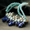 Blue Chain Acrylic Beaded Necklace