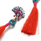 Sector Shape Crystal Tassel Drop Earrings - 7 Colors - [neshe.in]