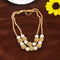 Golden Chain European Style Pearls Choker Necklace