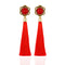 Luxury Three Color Vintage Flower Hollow Beads Tassel Earrings - 3 Colors - [neshe.in]