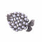 Pearl Antique Silver Fish  Brooch - [neshe.in]