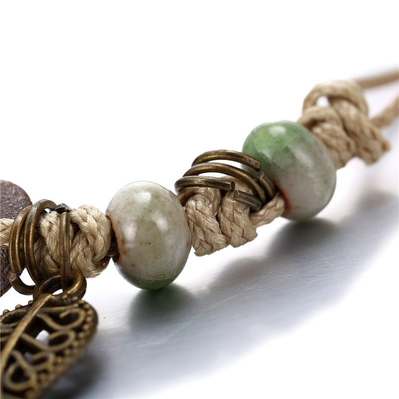 Handmade Ceramic Beads Bracelets Charm Bracelet -2 Types For V day - [neshe.in]