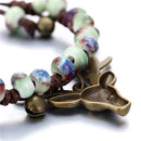 Handmade Ceramic Beads Bracelets Charm Bracelet -2 Types For V day - [neshe.in]