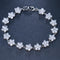 AAA CZ Platinum Plated Crystal Bracelet - [neshe.in]