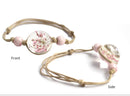 Glass Ball with Dry Flower Bracelet - 3 Colors (Adjustable) - [neshe.in]