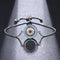 Blue Evil Eye Charm CZ Crystal Chain Bracelet - [neshe.in]