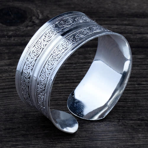 アクセサリー Tibet vintage- bangle 925 Sterling Silver Vintage Style Tibetan Tibet Bracelet