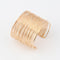 Stylish Golden Wires Cuff Bangle Bracelet - [neshe.in]