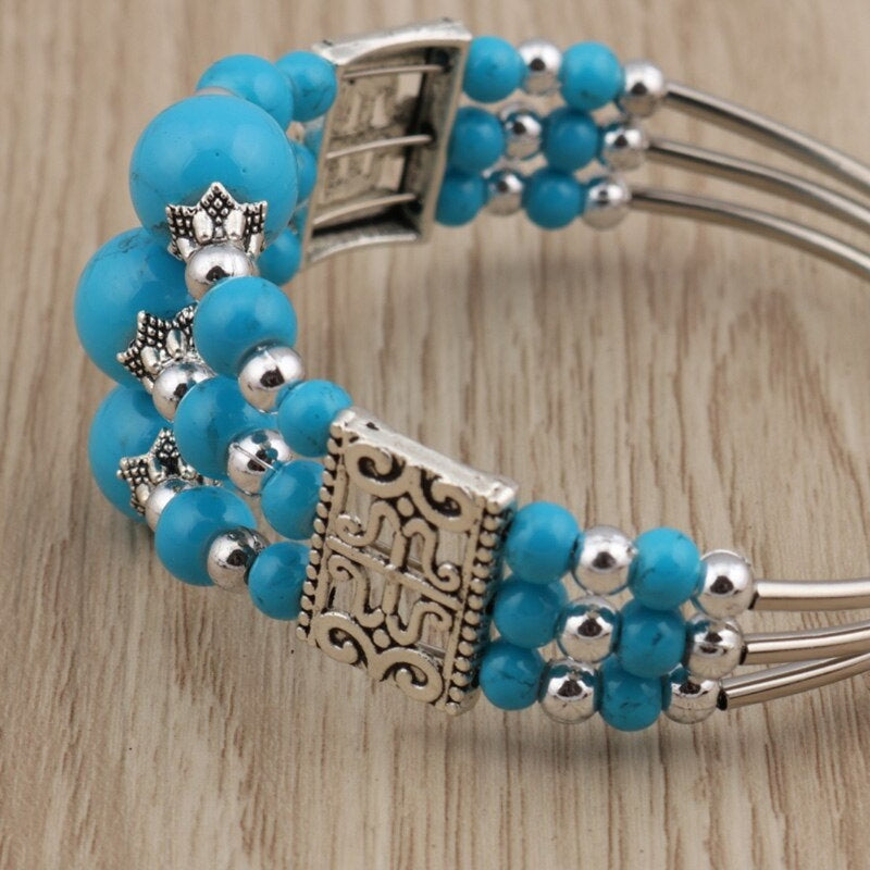 Bohemian Three Layered Bracelet - 2 Colors - [neshe.in]