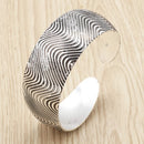 Bohemian Textured Cuff Style Bracelet - [neshe.in]