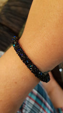 Crystal Cuff Star Bracelet with Magnetic Clasp - 6 Colors - [neshe.in]
