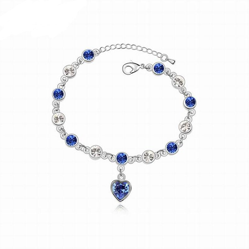 Luxury Fashion Heart Crystal Bracelet - 5 Variants - [neshe.in]