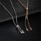 Charm CZ Glass Crystal Link Bracelet - 2 Colors - [neshe.in]