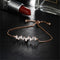 Charm CZ Glass Crystal Link Bracelet - 2 Colors - [neshe.in]