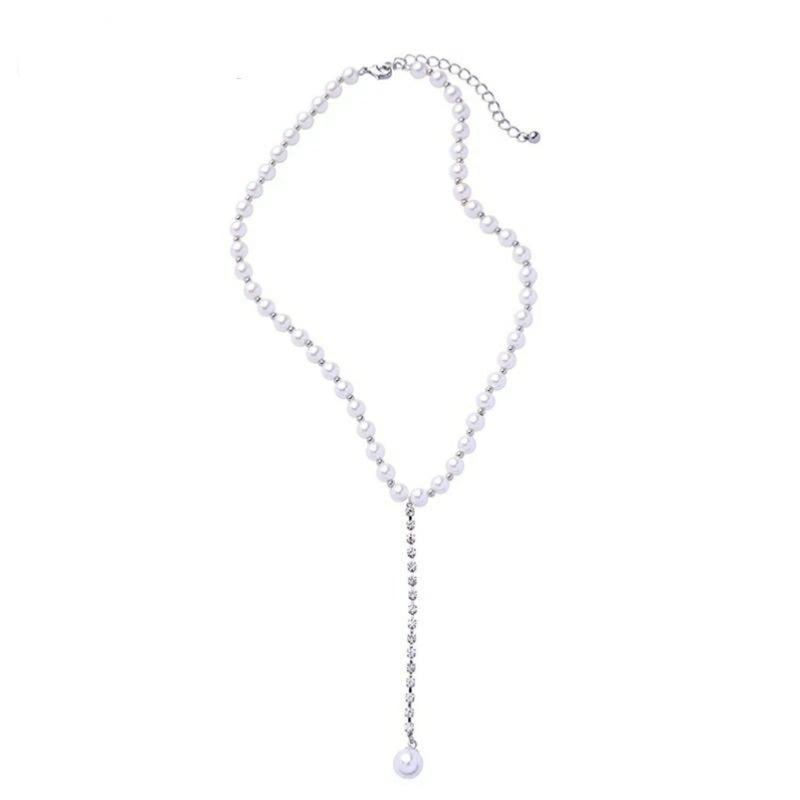 Pearl Choker Necklace Stylish Party
