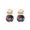 Bohemian Resin Stud Earrings in 6 colors/styles - [neshe.in]