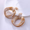 Chunky Stud Styled Acrylic Earring -2 Colors - [neshe.in]