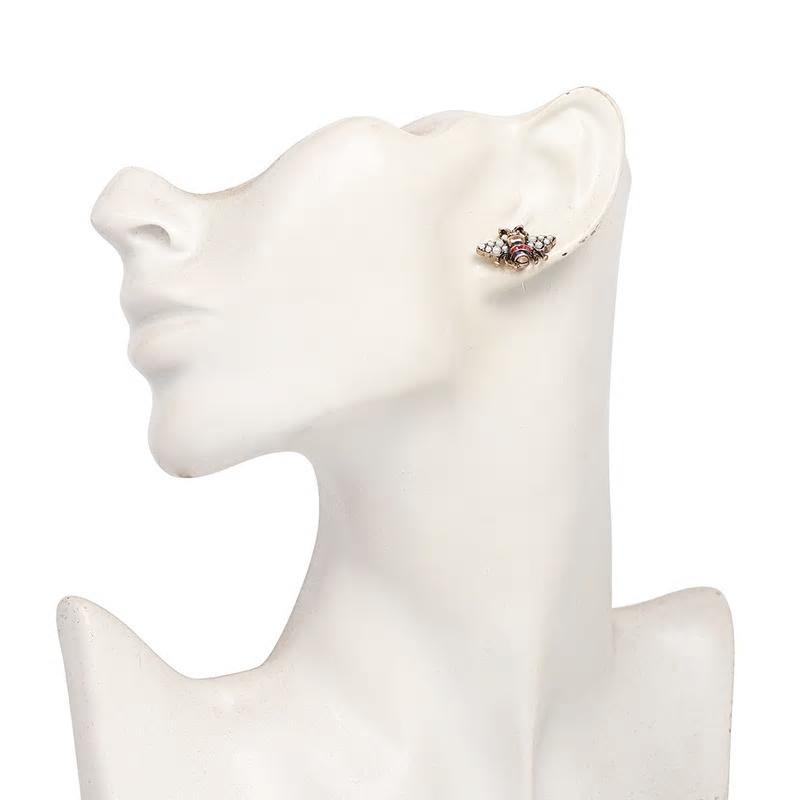 Vintage Bee Retro styled stud earring - [neshe.in]