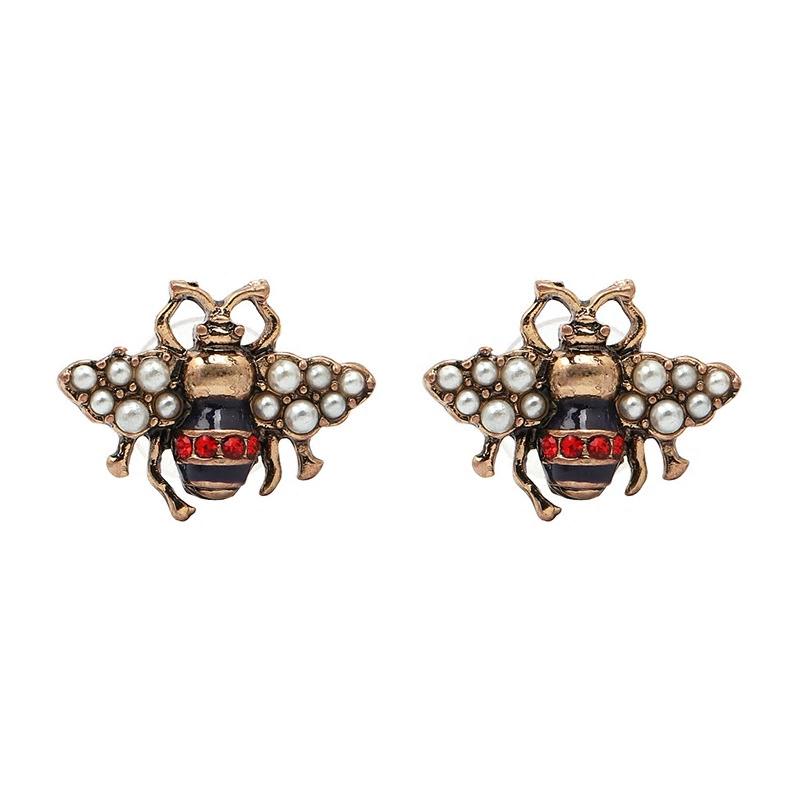 Vintage Bee Retro styled stud earring - [neshe.in]