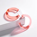 Stylish Chunky Acrylic Earring - 3 Colors - [neshe.in]