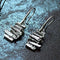 Irregular Stone Drop Fusion Style Earring - 2 Colors