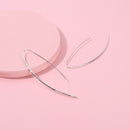 Simply Classic Needle Hook Style Earring - 2 Colors