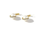 Luxury Stud Earrings Bling Rhinestone CZ Elegant S925