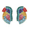 Colorful Crystal Bird Statement Party Earrings - 3 Styles
