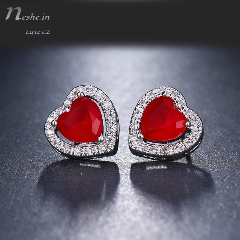 Cupid Crystal Heart Earrings | Ciclon