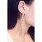 Luxury Bling CZ Crystal Long Drop Dangle Earrings
