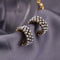 Korean Imitation Pearl Stud Hoop Earring