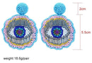 Colorful Evil Eye Beads Fashion Party Drop Earrings
