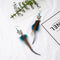 Boho Indian Ethnic Butterfly Feather Dangle Drop Earrings