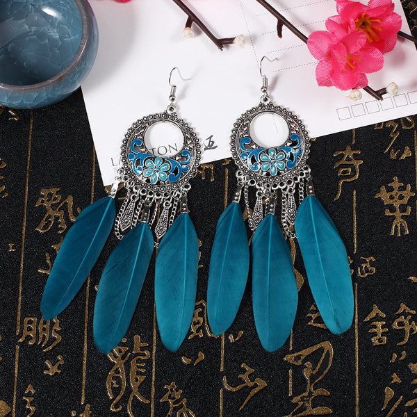 Feather Earrings  Buy Feather Earrings online at Best Prices in India   Flipkartcom